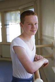 Jasper Arran, 17, has been accepted at Central School of Ballet (photo Haringey Independent) 2014